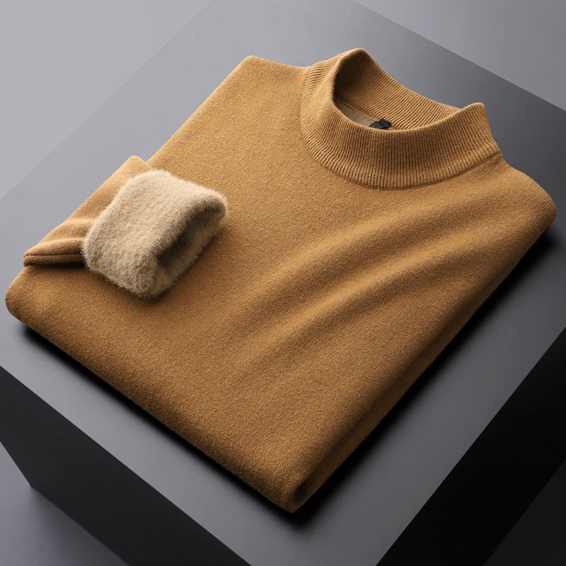 Antonios™ - Warm velvet turtleneck sweater