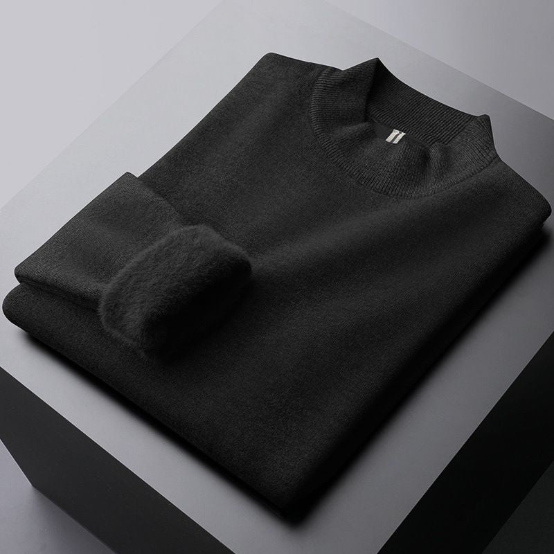 Antonios™ - Warm velvet turtleneck sweater