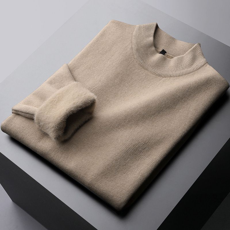 Antonios™ - Warm velvet turtleneck sweater