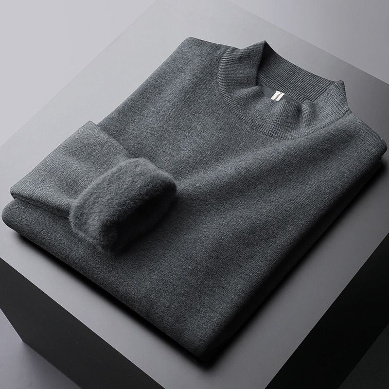 Antonios™ - Warm velvet turtleneck sweater