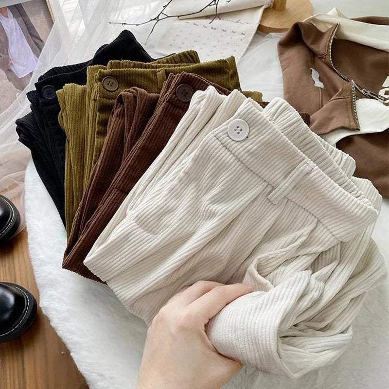 Gecelia™ - Corduroy Wide-Leg Pants