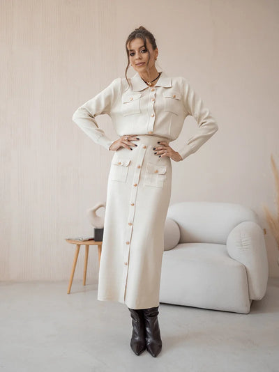 Deme™ - Elegante gebreide rokset