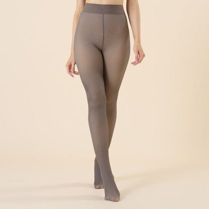 Nudia™ | Warme transparante legging