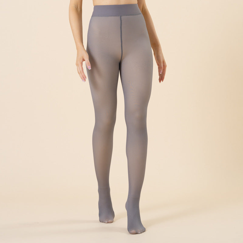 Nudia™ | Warme transparante legging