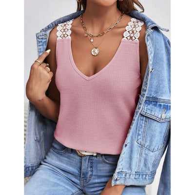 Elara™ | Zomers kanten wafelvest 😍 
