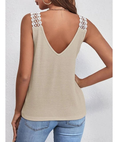 Elara™ | Zomers kanten wafelvest 😍 