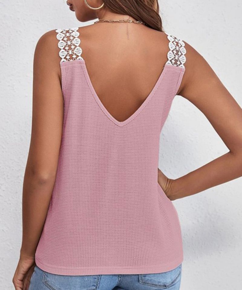 Elara™ | Zomers kanten wafelvest 😍 