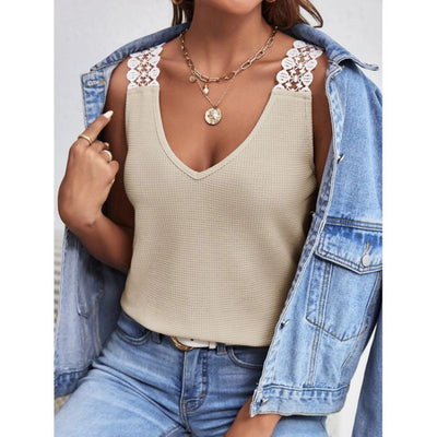 Elara™ | Zomers kanten wafelvest 😍 