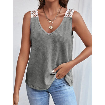 Elara™ | Zomers kanten wafelvest 😍 