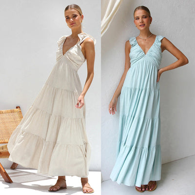 Saliz™ - Cotton Sleeveless Lace Skirt