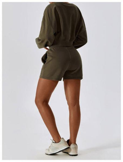 Alva™ -  Hoodie Shorts Set