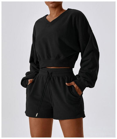 Alva™ -  Hoodie Shorts Set