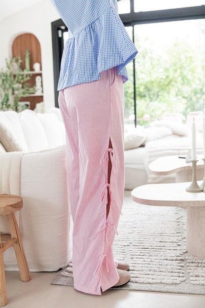 Yingie™- Wide Gingham Pants