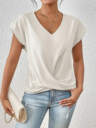 Belle™ - V-hals eenvoudig dagelijks shirt