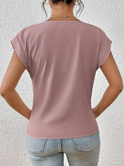Belle™ - V-hals eenvoudig dagelijks shirt