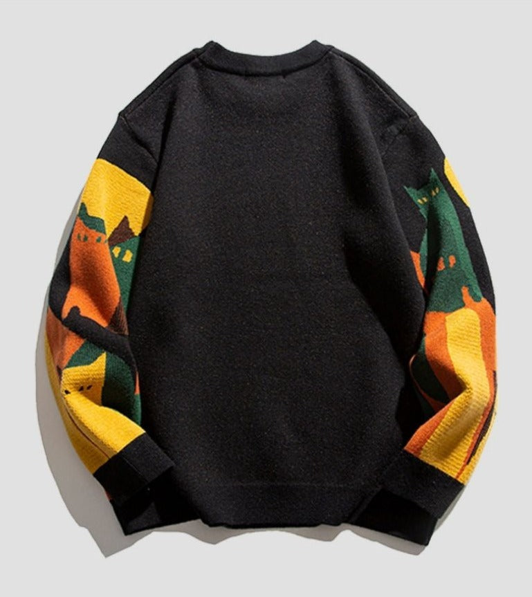 Kent™- Vintage Desert Cats Sweater