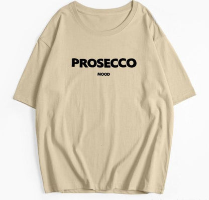 Prosecco Mood oversized T-skjorte