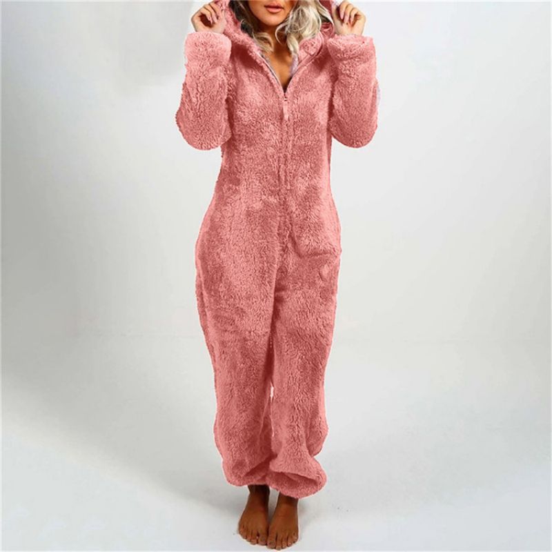 Mara™ - Cozy Chic Jumpsuit  Pajama Set