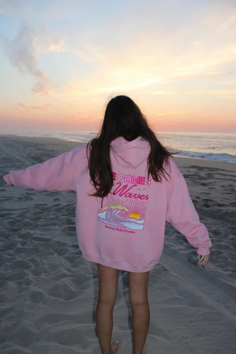 Cecilie™ - Beachy geborduurde hoodie