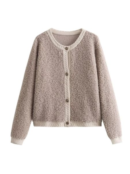 Maia™ - Teddy Cardigan strikket jakke