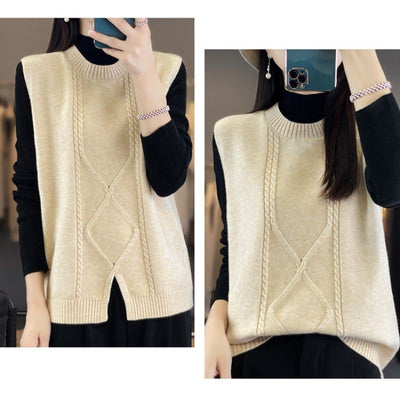 Daisy™ - Ronde hals trui vest