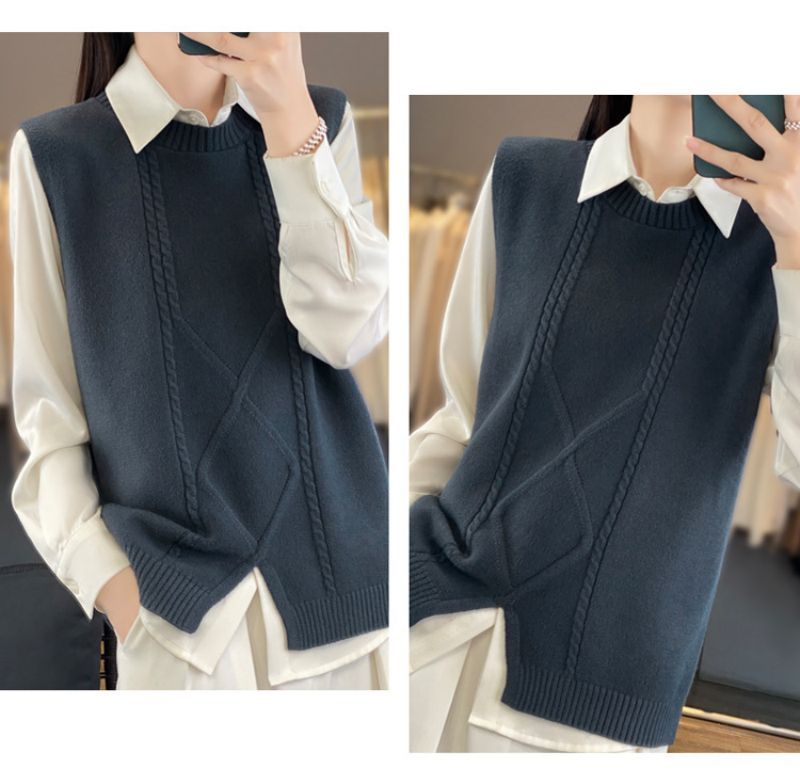 Daisy™ - Ronde hals trui vest
