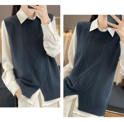 Daisy™ - Ronde hals trui vest