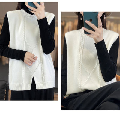 Daisy™ - Ronde hals trui vest