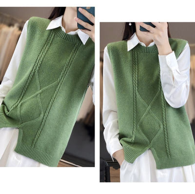Daisy™ - Ronde hals trui vest