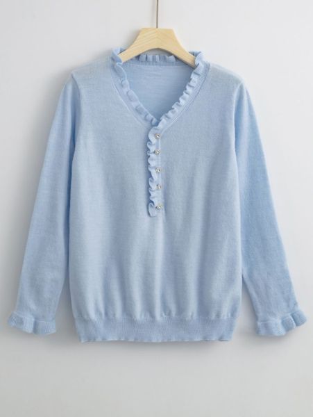 Amanda™ - Stylish Ruffled Sweater