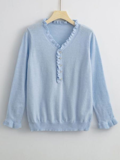 Amanda™ - Stylish Ruffled Sweater