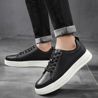 Fredrik™ - Lage leren schoenen voor heren 