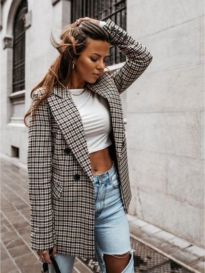 Harper™ - Geruite Blazer