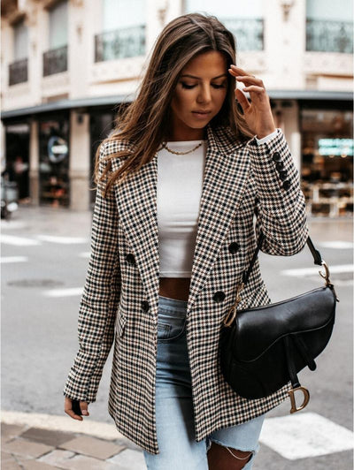 Harper™ - Geruite Blazer