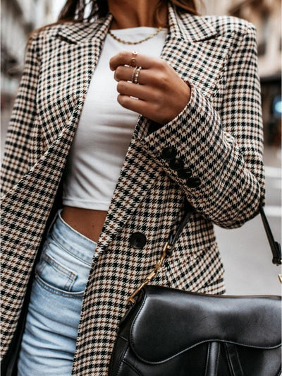 Harper™ - Geruite Blazer