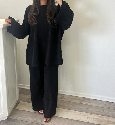 Ayla™ - Corduroy Crewneck Set