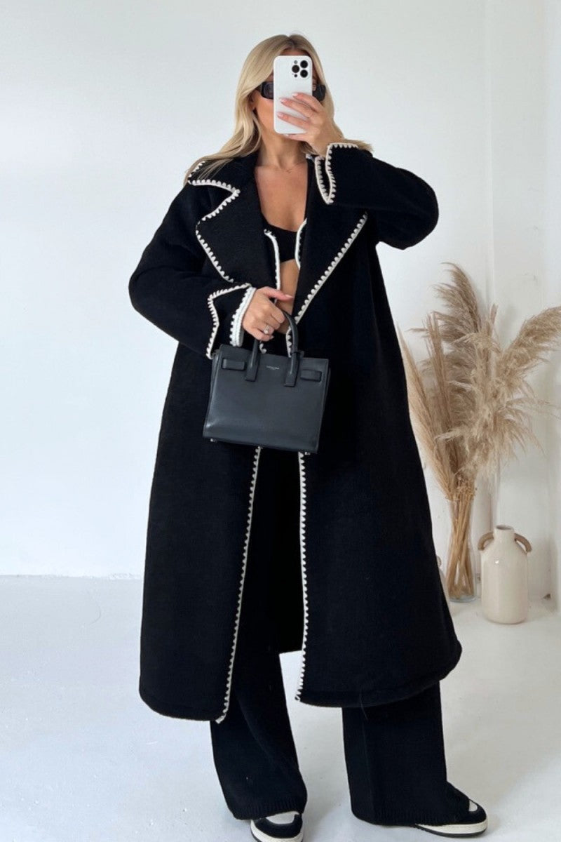 Lillie™ - Long Knitted Coat