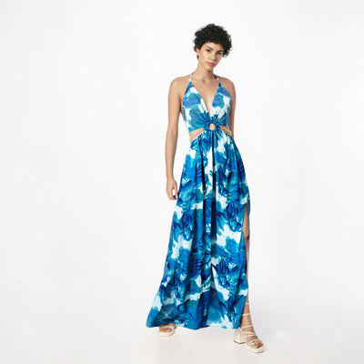 Jade™ | Maxi-jurk met tropische print