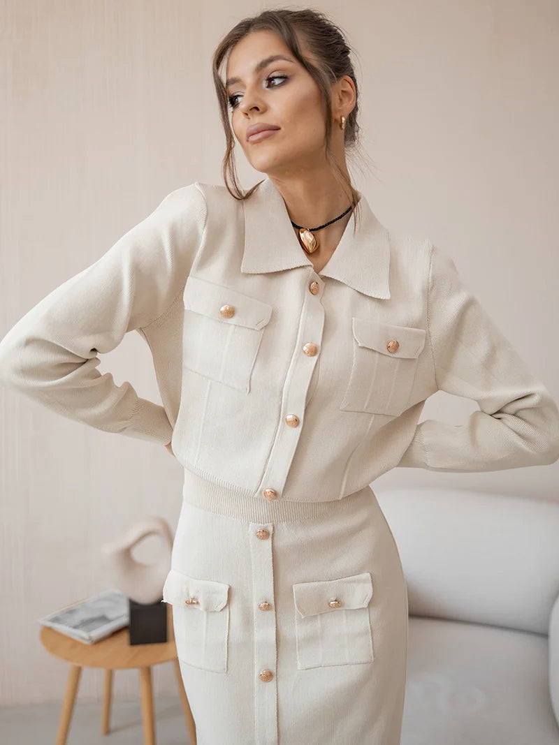 Deme™ - Elegante gebreide rokset