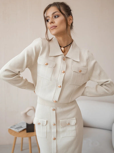 Deme™ - Elegante gebreide rokset