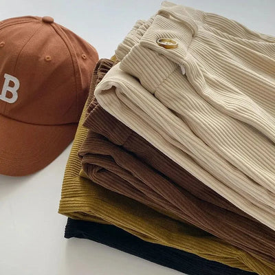 Gecelia™ - Corduroy broek met wijde pijpen