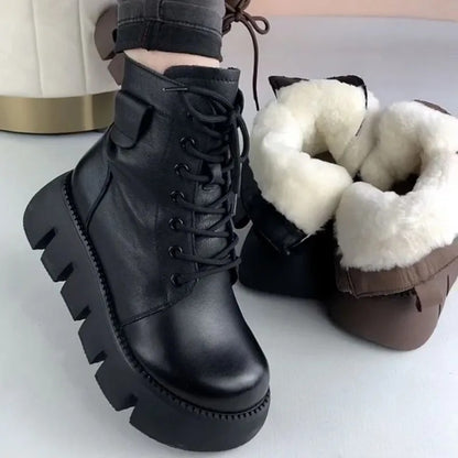 Sofia™ - Muffin Leather Boots