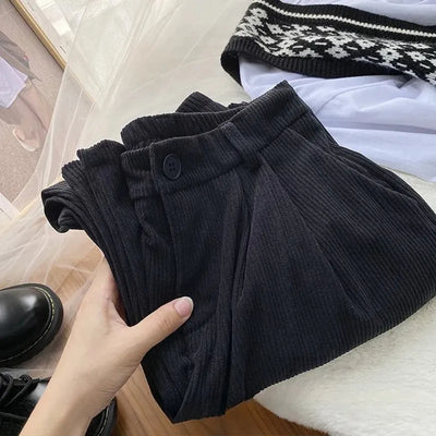 Gecelia™ - Corduroy broek met wijde pijpen