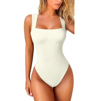 Sacy™ - Ribbed Sleeveless Bodysuits