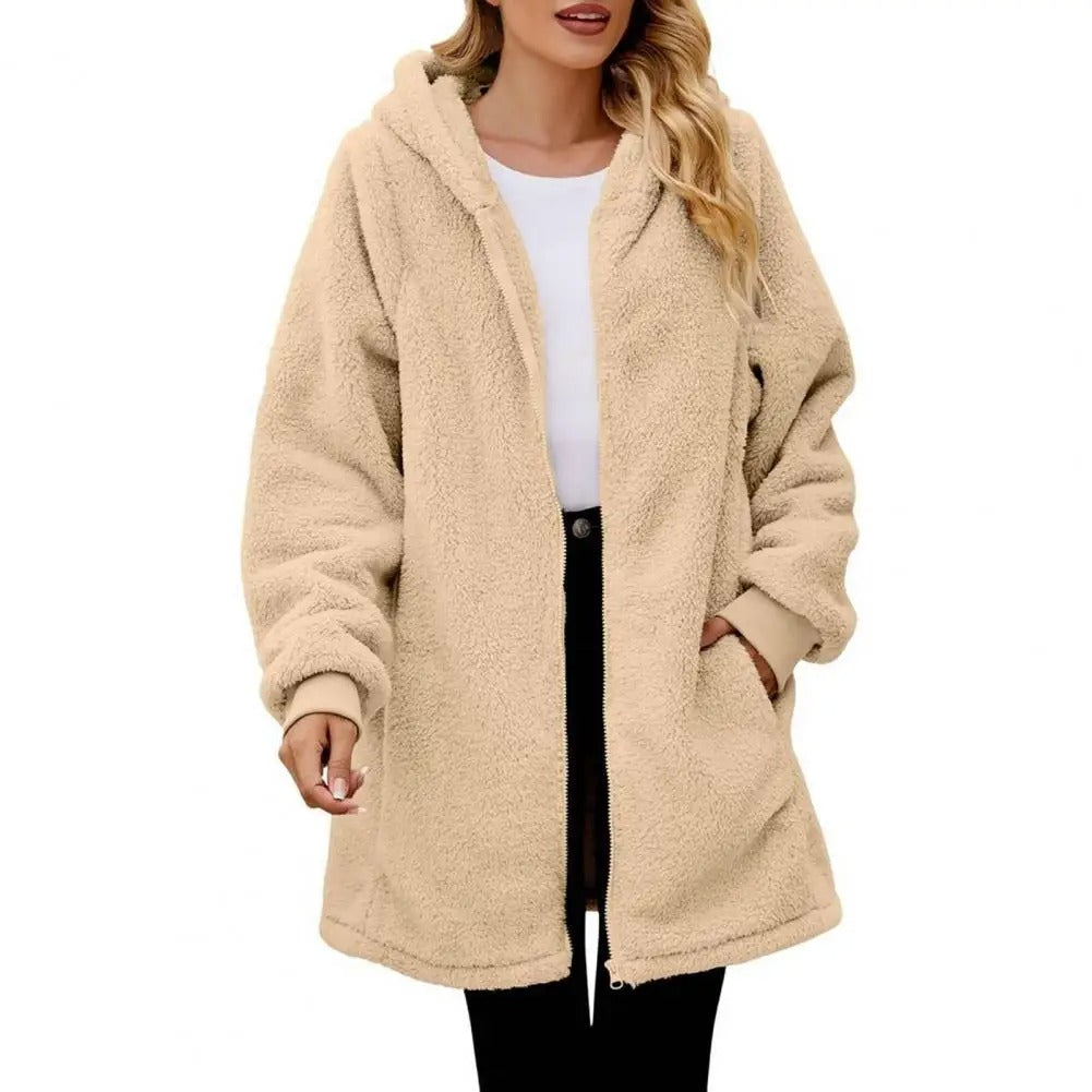 Karina™ - Hooded Zip Cardigan Coat