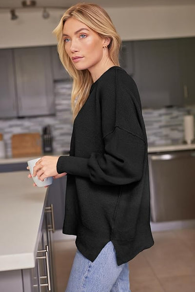 Linnea™ - Crewneck Long Sleeve Sweater