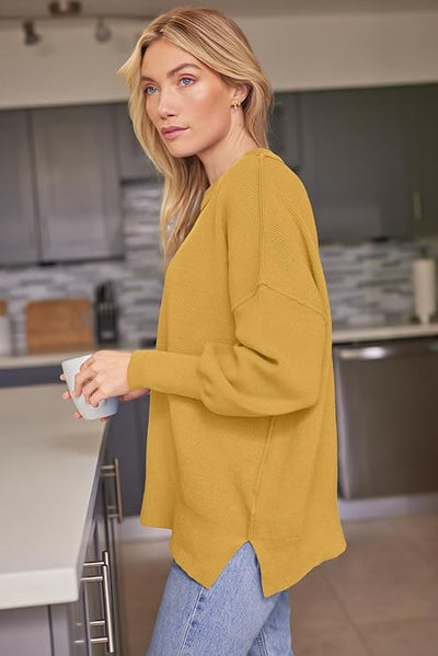 Linnea™ - Crewneck Long Sleeve Sweater