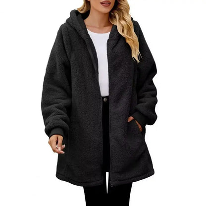 Karina™ - Hooded Zip Cardigan Coat