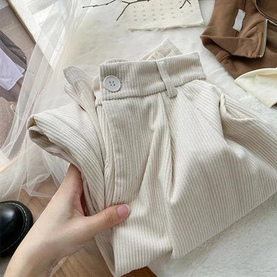 Gecelia™ - Corduroy broek met wijde pijpen