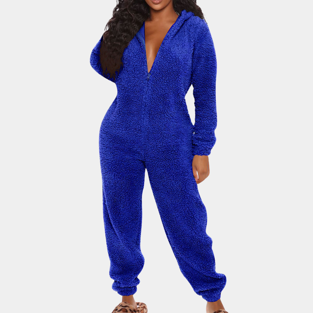 Mara™ - Cozy Chic Jumpsuit  Pajama Set